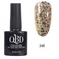 Επαγγελματικό Ημιμόνιμο Βερνίκι QBD Color Gel UV LED GEL POLISH SHELLAC SOAK-OFF 10ML - 248