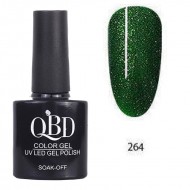 Επαγγελματικό Ημιμόνιμο Βερνίκι QBD Color Gel UV LED GEL POLISH SHELLAC SOAK-OFF 10ML - 264