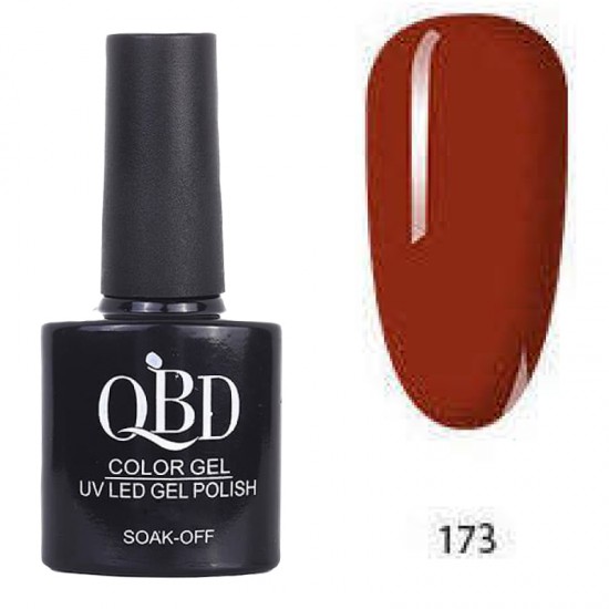 Επαγγελματικό Ημιμόνιμο Βερνίκι QBD Color Gel UV LED GEL POLISH SHELLAC SOAK-OFF 10ML - 173