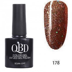 Επαγγελματικό Ημιμόνιμο Βερνίκι QBD Color Gel UV LED GEL POLISH SHELLAC SOAK-OFF 10ML - 178