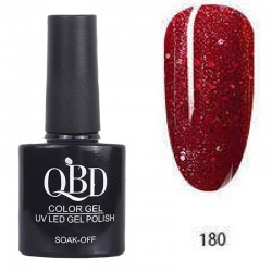 Επαγγελματικό Ημιμόνιμο Βερνίκι QBD Color Gel UV LED GEL POLISH SHELLAC SOAK-OFF 10ML - 180