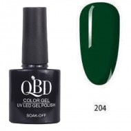 Επαγγελματικό Ημιμόνιμο Βερνίκι QBD Color Gel UV LED GEL POLISH SHELLAC SOAK-OFF 10ML - 204