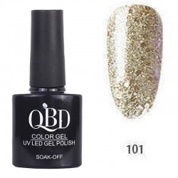 Επαγγελματικό Ημιμόνιμο Βερνίκι QBD Color Gel UV LED GEL POLISH SHELLAC SOAK-OFF 10ML - 101