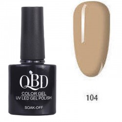 Επαγγελματικό Ημιμόνιμο Βερνίκι QBD Color Gel UV LED GEL POLISH SHELLAC SOAK-OFF 10ML - 104