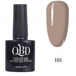 Επαγγελματικό Ημιμόνιμο Βερνίκι QBD Color Gel UV LED GEL POLISH SHELLAC SOAK-OFF 10ML - 105