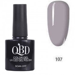 Επαγγελματικό Ημιμόνιμο Βερνίκι QBD Color Gel UV LED GEL POLISH SHELLAC SOAK-OFF 10ML - 107