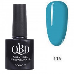 Επαγγελματικό Ημιμόνιμο Βερνίκι QBD Color Gel UV LED GEL POLISH SHELLAC SOAK-OFF 10ML - 116