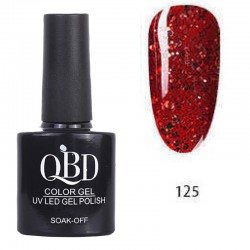 Επαγγελματικό Ημιμόνιμο Βερνίκι QBD Color Gel UV LED GEL POLISH SHELLAC SOAK-OFF 10ML - 125