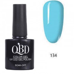 Επαγγελματικό Ημιμόνιμο Βερνίκι QBD Color Gel UV LED GEL POLISH SHELLAC SOAK-OFF 10ML - 134