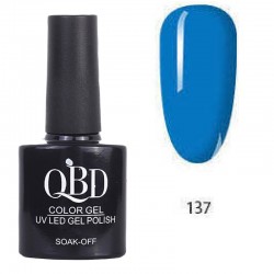 Επαγγελματικό Ημιμόνιμο Βερνίκι QBD Color Gel UV LED GEL POLISH SHELLAC SOAK-OFF 10ML - 137