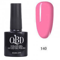 Επαγγελματικό Ημιμόνιμο Βερνίκι QBD Color Gel UV LED GEL POLISH SHELLAC SOAK-OFF 10ML - 140