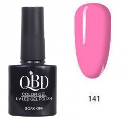 Επαγγελματικό Ημιμόνιμο Βερνίκι QBD Color Gel UV LED GEL POLISH SHELLAC SOAK-OFF 10ML - 141