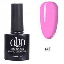 Επαγγελματικό Ημιμόνιμο Βερνίκι QBD Color Gel UV LED GEL POLISH SHELLAC SOAK-OFF 10ML - 143