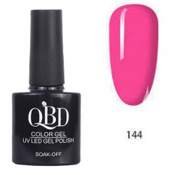 Επαγγελματικό Ημιμόνιμο Βερνίκι QBD Color Gel UV LED GEL POLISH SHELLAC SOAK-OFF 10ML - 144