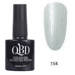 Επαγγελματικό Ημιμόνιμο Βερνίκι QBD Color Gel UV LED GEL POLISH SHELLAC SOAK-OFF 10ML - 154