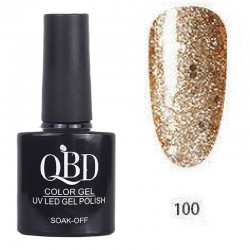 Επαγγελματικό Ημιμόνιμο Βερνίκι QBD Color Gel UV LED GEL POLISH SHELLAC SOAK-OFF 10ML - 100