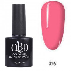 Επαγγελματικό Ημιμόνιμο Βερνίκι QBD Color Gel UV LED GEL POLISH SHELLAC SOAK-OFF 10ML - 076