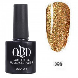 Επαγγελματικό Ημιμόνιμο Βερνίκι QBD Color Gel UV LED GEL POLISH SHELLAC SOAK-OFF 10ML - 098