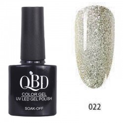 Επαγγελματικό Ημιμόνιμο Βερνίκι QBD Color Gel UV LED GEL POLISH SHELLAC SOAK-OFF 10ML - 022