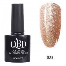 Επαγγελματικό Ημιμόνιμο Βερνίκι QBD Color Gel UV LED GEL POLISH SHELLAC SOAK-OFF 10ML - 023