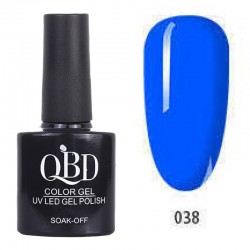 Επαγγελματικό Ημιμόνιμο Βερνίκι QBD Color Gel UV LED GEL POLISH SHELLAC SOAK-OFF 10ML - 038