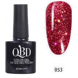 Επαγγελματικό Ημιμόνιμο Βερνίκι QBD Color Gel UV LED GEL POLISH SHELLAC SOAK-OFF 10ML - 053