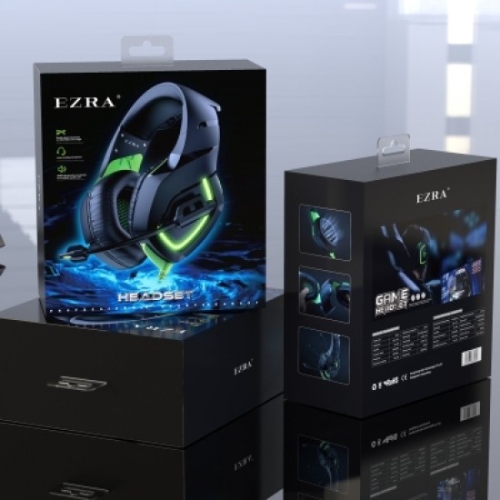 Ezra GE01 Over Ear Gaming Headset με σύνδεση USB / 3.5mm