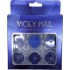 VICKY NAIL GLITTER ΣΚΟΝΗ ΓΙΑ ΝΥΧΙΑ BLUE ROYAL ΣΕΤ 6 ΤΕΜΑΧΙΩΝ