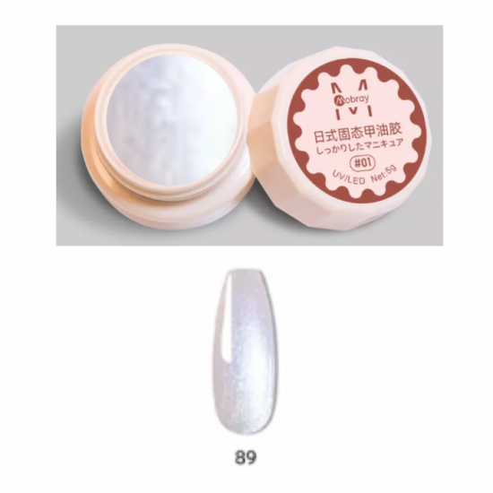 Solid Pudding Cream Painting Gel Nail Art Polish 5g No89