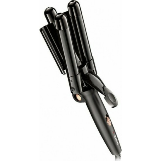 Kemei Curling Iron Ψαλίδι Μαλλιών για Κυματιστά Μαλλιά 25mm W337Z