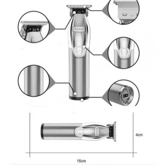 Kemei Trimmer Μηχανή Επαναφορτιζόμενη KM-i32