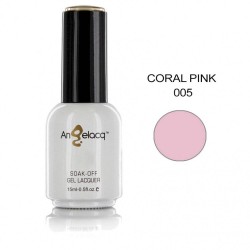 ΗΜΙΜΟΝΙΜΟ ΕΠΑΓΓΕΛΜΑΤΙΚΟ ΒΕΡΝΙΚΙ ANGELACQ 15ML - 0.5FL.OZ CORAL PINK 005 NY-AN005