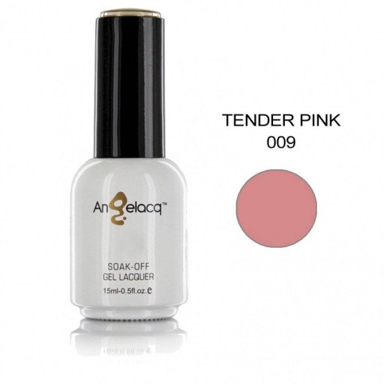 ΗΜΙΜΟΝΙΜΟ ΕΠΑΓΓΕΛΜΑΤΙΚΟ ΒΕΡΝΙΚΙ ANGELACQ 15ML - 0.5FL.OZ TENDER PINK 009 NY-AN009