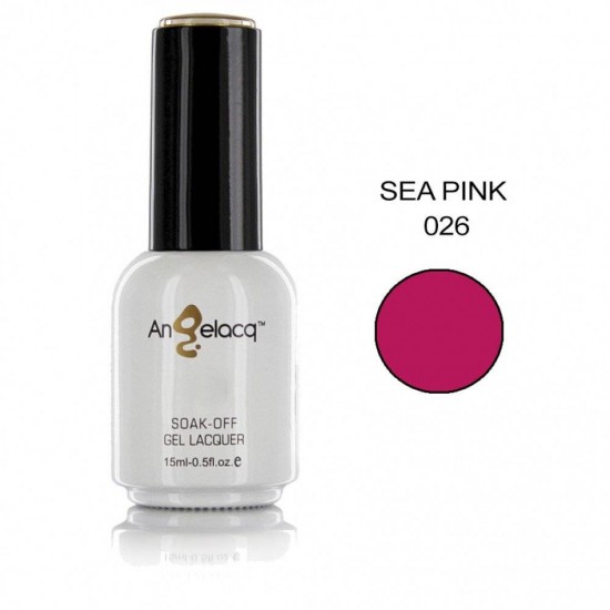 ΗΜΙΜΟΝΙΜΟ ΕΠΑΓΓΕΛΜΑΤΙΚΟ ΒΕΡΝΙΚΙ ANGELACQ 15ML - 0.5FL.OZ SEA PINK 026 NY-AN026