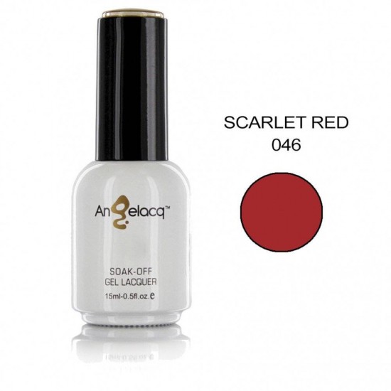 ΗΜΙΜΟΝΙΜΟ ΕΠΑΓΓΕΛΜΑΤΙΚΟ ΒΕΡΝΙΚΙ ANGELACQ 15ML - 0.5FL.OZ SCARLET RED 046 NY-AN046