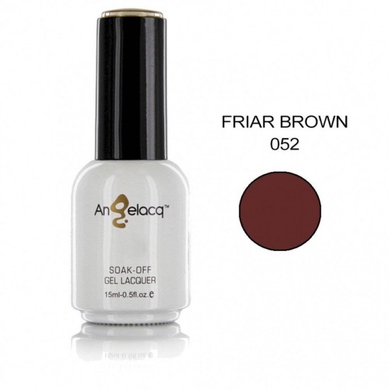 ΗΜΙΜΟΝΙΜΟ ΕΠΑΓΓΕΛΜΑΤΙΚΟ ΒΕΡΝΙΚΙ ANGELACQ 15ML - 0.5FL.OZ FRIAR BROWN 052 NY-AN052