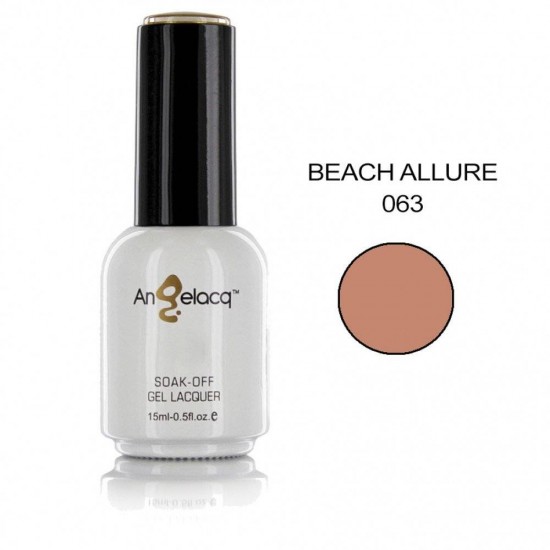 ΗΜΙΜΟΝΙΜΟ ΕΠΑΓΓΕΛΜΑΤΙΚΟ ΒΕΡΝΙΚΙ ANGELACQ 15ML - 0.5FL.OZ BEACH ALLURE 063 NY-AN063