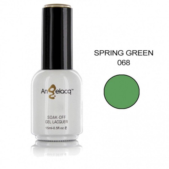 ΗΜΙΜΟΝΙΜΟ ΕΠΑΓΓΕΛΜΑΤΙΚΟ ΒΕΡΝΙΚΙ ANGELACQ 15ML - 0.5FL.OZ SPRING GREEN 068 NY-AN068