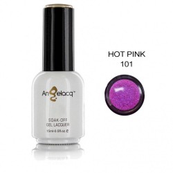 ΗΜΙΜΟΝΙΜΟ ΕΠΑΓΓΕΛΜΑΤΙΚΟ ΒΕΡΝΙΚΙ ANGELACQ 15ML - 0.5FL.OZ PERLE HOT PINK 101 NY-AN101