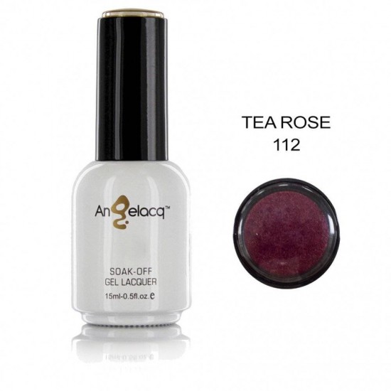 ΗΜΙΜΟΝΙΜΟ ΕΠΑΓΓΕΛΜΑΤΙΚΟ ΒΕΡΝΙΚΙ ANGELACQ 15ML - 0.5FL.OZ PERLE TEA ROSE 112 NY-AN112