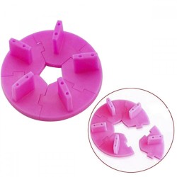 ΒΑΣΗ ΠΡΑΚΤΙΚΗΣ ΜΑΝΙΚΙΟΥΡ -REMOVABLE TRAINING FRAME FALSE NAIL TIPS STAND HOLDER NY-FRE05