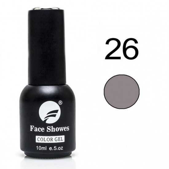 ΗΜΙΜΟΝΙΜΟ ΕΠΑΓΓΕΛΜΑΤΙΚΟ ΒΕΡΝΙΚΙ FACE SHOWS 10ML - 0.5FL.OZ LIGHT GREY 26 NY-FSH26