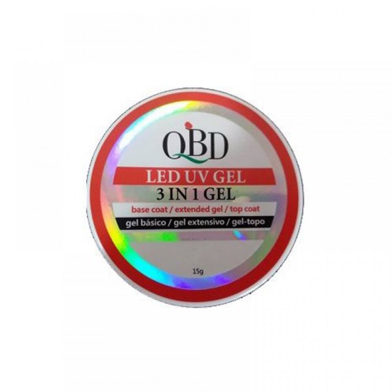 GEL ΝΥΧΙΩΝ 3 IN 1 GEL QBD LED UV 15GR BALANCE BUILDER GELS COMPLEXION NY-QBD-1331-26