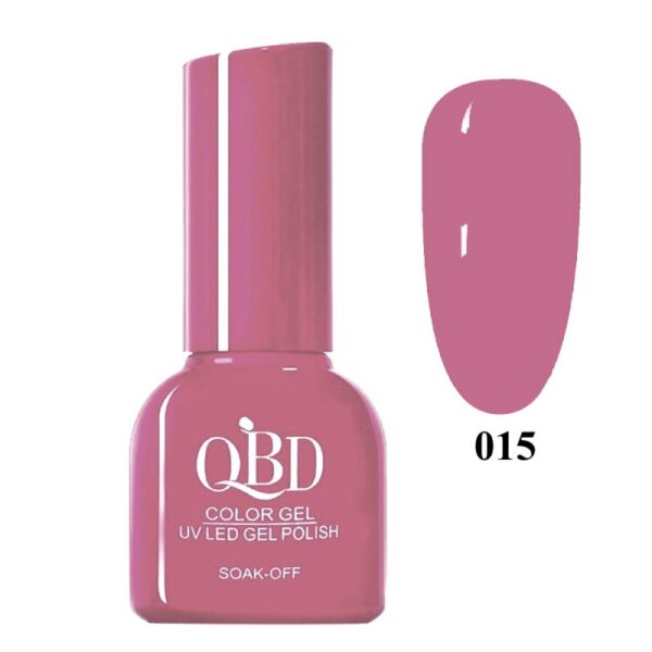 QBD ΗΜΙΜΟΝΙΜΟ ΒΕΡΝΙΚΙ Ν. 015 UV & LED 12ML