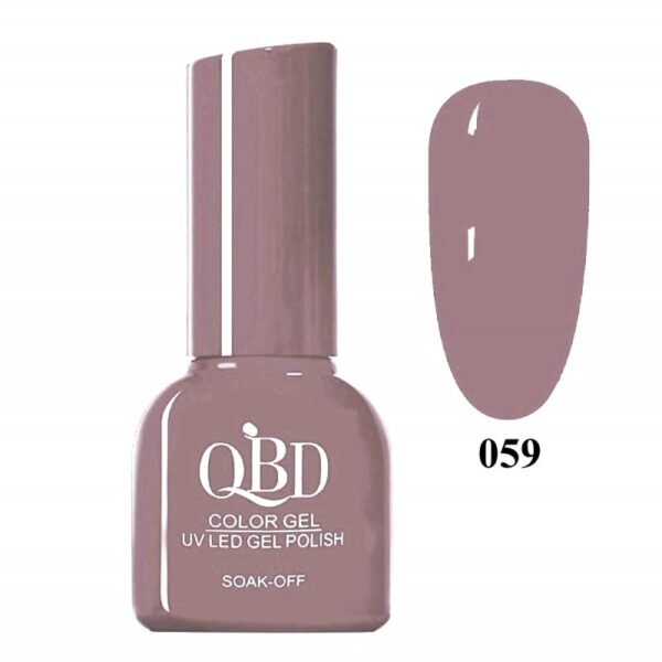QBD ΗΜΙΜΟΝΙΜΟ ΒΕΡΝΙΚΙ Ν. 059 UV & LED 12ML