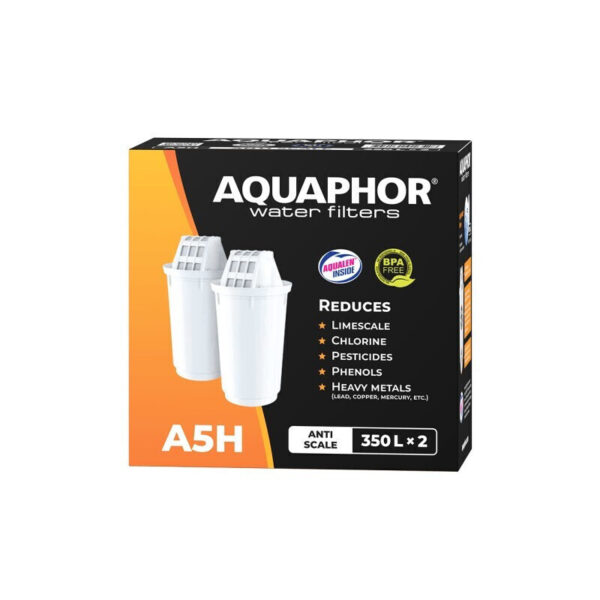 Aquaphor Ανταλλακτικό Φίλτρο Νερού για Κανάτα από Ενεργό Άνθρακα A5H 2 τεμάχια