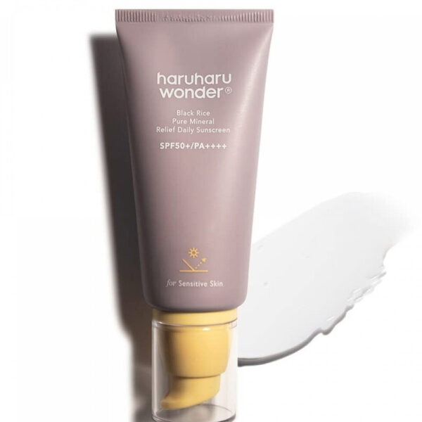 Haruharu Black Rice Pure Mineral Αντηλιακή Κρέμα Προσώπου SPF50+ 50ml