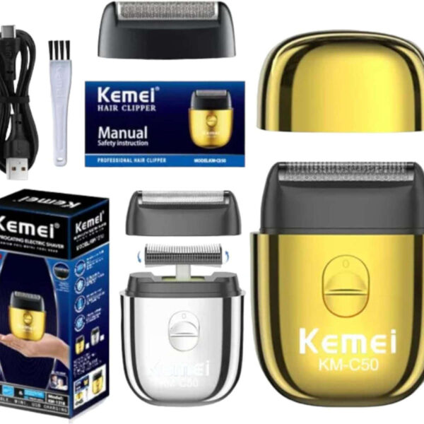 Kemei KM-C50 Ξυριστική Μηχανή Προσώπου Επαναφορτιζόμενη
