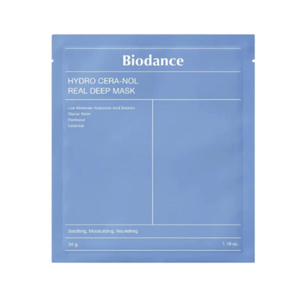 Biodance Hydro Cera-nol Real Deep Μάσκα Προσώπου για Ενυδάτωση 34gr