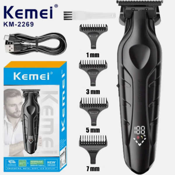 Kemei Επαγγελματική Επαναφορτιζόμενη Κουρευτική Μηχανή KM-2269
